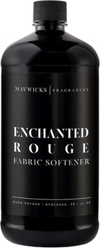 Mavwicks Fragrances - Luxury Scented Liquid Fabric Softener (Enchanted Rouge) 32 Oz – Crafted with Clean Ingredients – Reduces Static, and Softens Clothes – Safe for All Fabrics and Skin