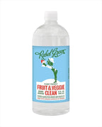 Rebel Green Fruit and Veggie Wash, Natural Fruit and Vegetable Produce Cleaner