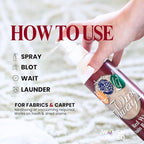 Wine Away Red Wine Stain Remover, 12oz - Removes Wine Spots, Perfect Fabric Upholstery and Carpet Cleaner Spray Solution, Spray on Stain Wash and Resolve Laundry to Vanish Stain, Citrus Scent