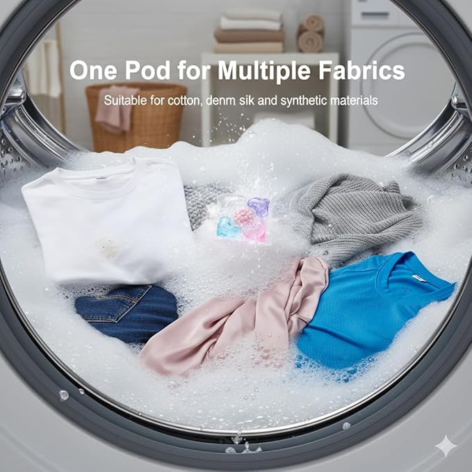 5 in 1 Laundry Beads - 5 in 1 Laundry Pods with Fabric Softener & Scent Beads(70PCS)
