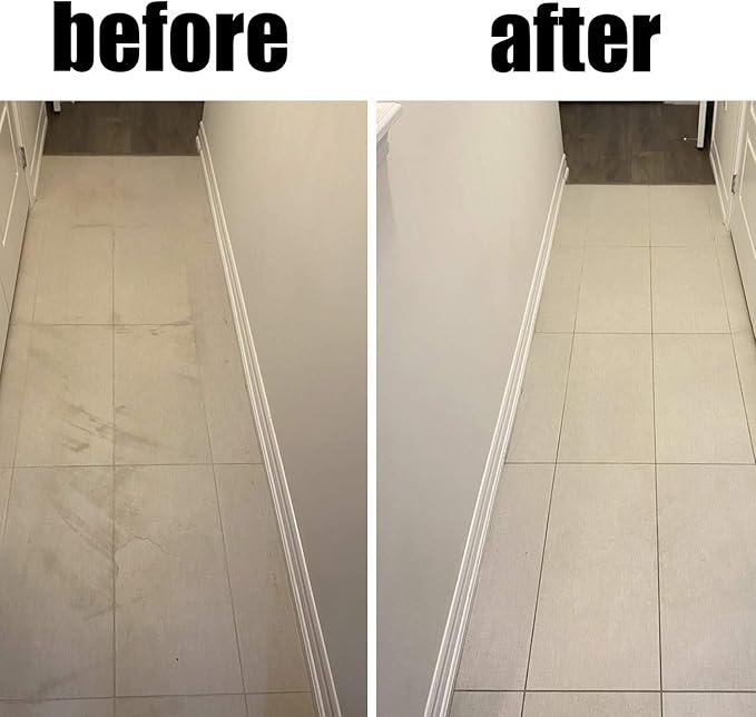 Auniwaig 1000-Grits 7 Inch Scrubber Scouring Pads Gray-Multipurpose, Drill Scuffing Disc Hoop and Loop Cleaning Kit for Bathroom & Kitchen 6pcs