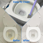 Pumice Stone Toilet Bowl Cleaner,Bathroom Cleaner Brush Toilet Wand Refills with 30CM Long Handle for Remove Hard Water Stains with 1 Wand+ Pumice Stones (20 Pack)