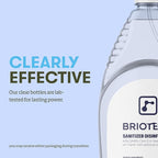 BRIOTECH Sanitizer Disinfectant Hypochlorous, Kill 99.99% of Viruses & Bacteria, Control Mold, Eliminate Odor, Gentle for Nursery & Play Rooms, Food Contact Surface Sanitizer, 1 Gallon Refill (2 Pack)