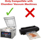 UltraSource - Chamber Machine Pouches 3 Mil Thickness, 6" x 12", Pack of 250 Vacuum Chamber Pouches, BPA-Free Pre-Cut Chamber Vacuum Sealer Bags with tear notch