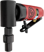 Chicago Pneumatic CP875 Kit - Air Die Grinder Tool, Welder, Woodworking, Automotive Car Detailing, Stainless Steel Polisher, Heavy Duty, Right Angle Grinder, 1/4 Inch (6 mm), 0.3 HP/ 220W - 22500 RPM