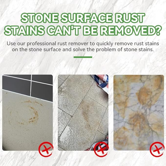 500ml Rust Stain Remover Marble Cleaner Tile Rust Remover Granite Care Agent Nature Stone Care Agent - Professional and Powerful in Removing Rust From Granite, Tile and Marble