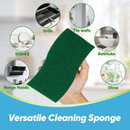 AIDEA Sponges Kitchen, XL Heavy Duty Dish Sponge, Cleaning Dish Scrubber Sponge for Home and Kitchen, Extra Large Cleaning Supplies for Pots, Pans, 24 Pack