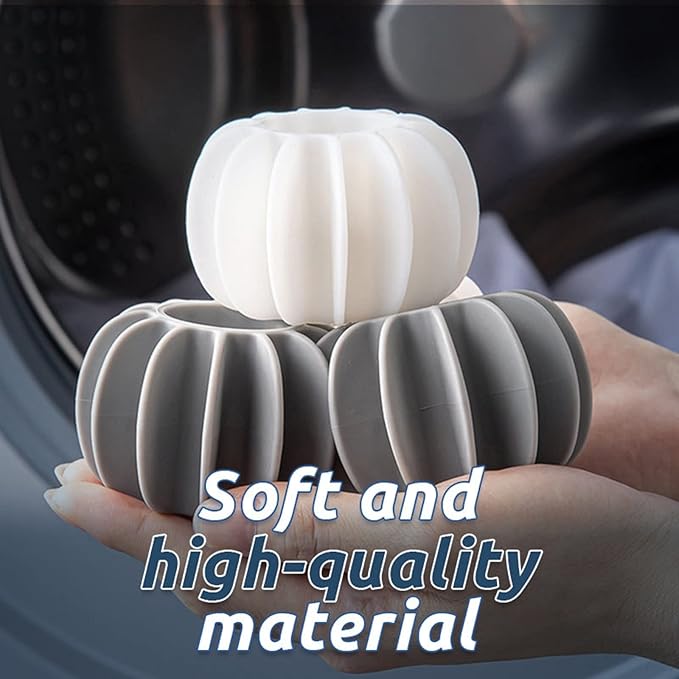4Pcs 2023 Reusable Laundry Balls Laundry Scrubbing Balls for Washing,1PC Machine Silicone Steamer Dryer Balls Washer Balls Washing Ball