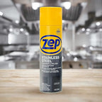 Zep Stainless Steel Cleaner and Polish 14 ounces (Case of 4) ZUSSTL14 - Protects Metal Surfaces from Fingerprints, Soil and Waterspots