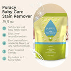 Puracy Stain Remover - Cleaning Spray, Clothes Stain Removal, Laundry Stain Spray for Clothes, Travel Spot and Oil Remover - Natural Spot Cleaner, 48 Oz