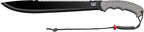 CAT Machete 21-Inch Blade with Shoulder Strap Sheath, Inch, 3CR13 Stainless Steel Blade Knife, Cut Brush Clearing, Hiking, Camping, Gardening - Black 980691ECT