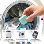 Washing Machine Cleaning Tablets: Powerful Deep Cleaning for Front Loader & Top Load Washer Machines - Clean Inside Drum and Laundry Tub Seal (36 pieces)