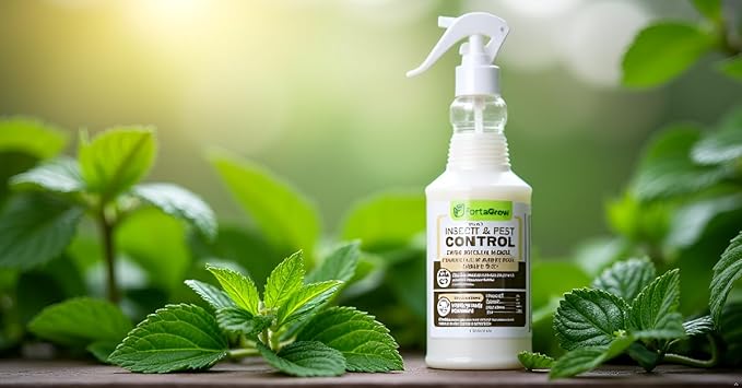 Insect & Pest Control Spray – Extra-Strength Peppermint & Clove Oil Formula – Kills & Repels Spiders, Ants, Gnats, Roaches & More – Family-Safe – Indoor & Outdoor – 16oz