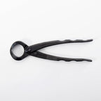 Wazakura Hand Forged Bonsai Root Cutter MADE IN JAPAN 6.7 inch (170 mm), Black Carbon Steel Bonsai Tree Cutter for Branch and Roots, Multipurpose Japanese Gardening Tools (Wave-Grip)