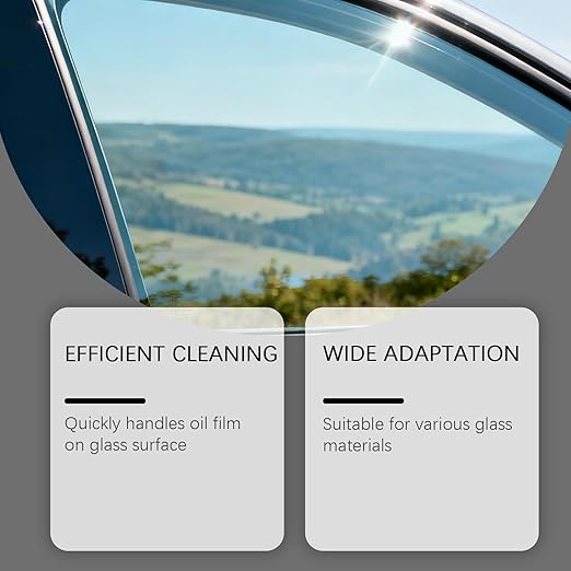 Q4 Glass Cleaner,Ogas Glass Emulsion,Glass Emulsion Cleaner-Professional Windshield Purification Paste for Car & Home-Deep Cleaning for Stubborn Water Spots,Grease,and Dust (1pc)