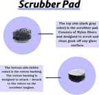 THE MAGIC CLEANER - The Magnetic Glass Cleaner for All Glass Devices, Water Pipes, Glass Pipes, and Unique Glasses - Reusable Scrubber Pads - Safe on Glass! - Resin Remover! (Red)