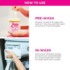 Stardrops - The Pink Stuff - The Miracle Laundry Oxi Powder Stain Remover Specifically Formulated for Whites, 1 kg