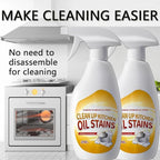 Heavy Duty Degreaser,New Upgrade Kitchen Heavy Duty Cleaner Spray Portable Degreasing Spray, All-Purpose Kitchen Pots and Pan Cleaner for Appliances Countertops Range Hoods (2, White)