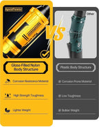 1/2 Inch Cordless Ratchet Wrench, for DEWALT 20V Max Battery, 88Ft-Lbs, 0-400RPM, Electric Ratchet Wrench Set with Variable Speed Trigger, Reinforced Head, R&F Switch, 7 Sockets, 1/2" to 3/8" Adapter
