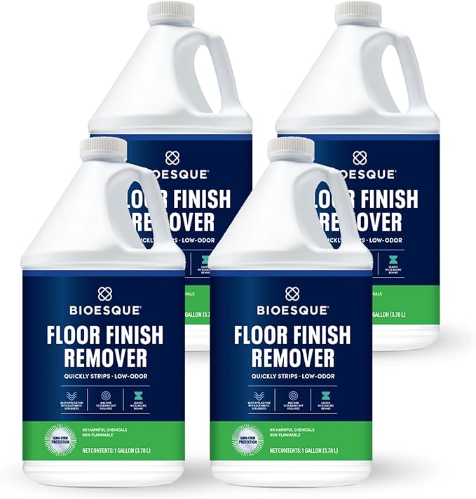 Bioesque Floor Finish Remover, 1 Gallon (Pack of 4)