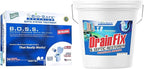 Bio-Safe Organics - Septic Tank Shock - Shock Combo Drainfix 5 Gal. & Large BOSS package - Patented Exxon Valdez Septic Tank Treatment - Septic Maintenance