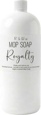 R&W CO. Original 32 oz Premium Mop Soap Royalty Scented, Gentle Floor Cleaner for all Surfaces, Non-Toxic, Pet and Skin Safe Formula, Streak-Free Shine