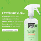 Better Life All Purpose Cleaner - Multipurpose Home and Kitchen Cleaning Spray for Glass, Countertops, Appliances, Upholstery & More - Multi-surface Spray Cleaner - 24oz (Pack of 2) Clary Sage/Citrus
