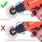 BaiFM Buffing Pad Polishing Mop Wheel for Manifold/Aluminum/Stainless Steel/Chrome 4pcs