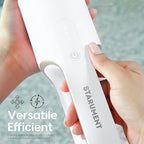 Starument Handheld Vacuum Cleaner - Cordless Vacuum Cleaner for Cleaning Dust, Dirt, Pet Hair Suction - Compact, Rechargeable & Wireless Device for Home, Office, Car - USB-C Cable (White)