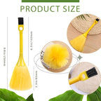 ZORZA 3Pcs Mini Dusting Brush Fluffy Microfiber Duster Anti Static Keyboard Brush Computer Screen Brush Dusting Tools for Electronics' Dusting Needs(3 Colors)
