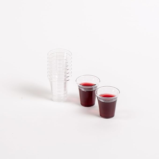 BROADMAN CHURCH SUPPLIES Plastic, Disposable, Recyclable Communion Cups, 6000 Count