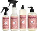 Mrs. MEYER'S Variety, 1 Room Freshener, 8 OZ, 1 Liquid Dish Soap, 16 OZ, 1 Liquid Hand Soap,12.5 OZ, 1 Multi-Surface Cleaner 16 OZ, 1 CT (Rose)