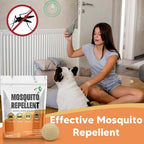 Mosquito Repellent Outdoor Patio, Natural Mosquito Repellents, Mosquito Barrier, Mosquito Repellent Indoors, Protects 120 Sq Ft, Safe for Use Around Kids, Pets - 8P