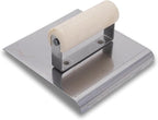 MARSHALLTOWN QLT Stainless Steel Hand Edgers, Wood Handle Material, 152mm Width, 152mm Length, 3mm Radius, 6mm Lip, Made in the USA, CE511S