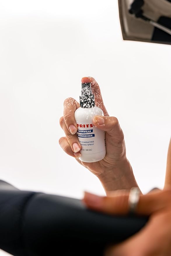 Driftline SPRITS Deodorizer Spray – Odor Eliminator for Wetsuits, Gym Bags & Activewear – Plant-Based, Skin-Safe, Biodegradable, Eco-Friendly, No Sulfates or Parabens, Travel Size (3oz)