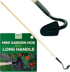Precise Garden Weeder Tool - Garden Cultivator Long Handle Weeder for Tight Spaces, Weed Tool, Soil Cultivators for Gardening, Hand Weeding Tools Gardening, Lawn Cultivator for Grass - KWIK EDGE Mini