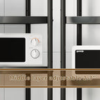 VETALLO Metal Shelves 5 Tier Shelving Units,Estantes para Cocina,Storage Rack Shelf for Kitchen,Garage, Pantry, Closet Organizer, Utility Narrow Racks Carts with Wheels (15.7" L x 11.8" W x 54.3" H)