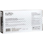 ForPro Professional Collection Disposable Vinyl Gloves, Black, Industrial Grade, Powder-Free, Latex-Free, Non-Sterile, Food Safe, 2.75 Mil. Palm, 3.9 Mil. Fingers, X-Large, 100-Count (Pack of 10)