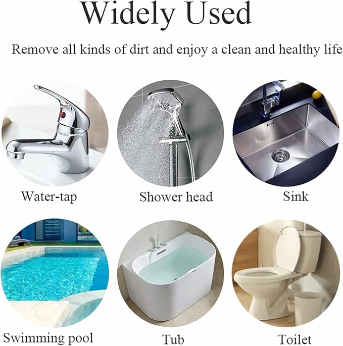 FALAMON 6 Pack Pumice Stone for Toilet Bowl Cleaning, Scouring Stick Remove Hard Water Rings, Calcium Buildup and Rust, Pumice Cleaning Bar for Tile Bath-tub