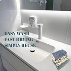 Reusable Toilet Paper Towels 20 Count Roll,Washable Cotton Cloth Paper Bidet Towels,2-Ply Super Soft Absorbent,Paperless Wipes Zero Waste(4 Colors Flower)