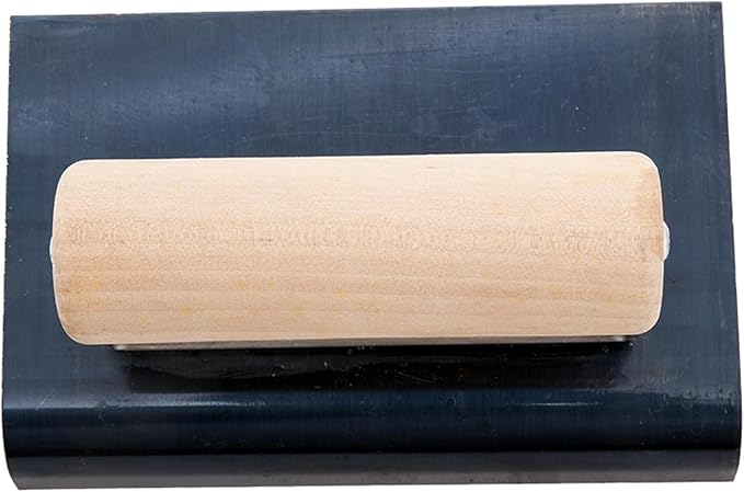 MARSHALLTOWN QLT Blue Steel Hand Edgers, Wood Handle, 152mm Length, 102mm Width, 25mm Radius, 29mm Lip, CE542B