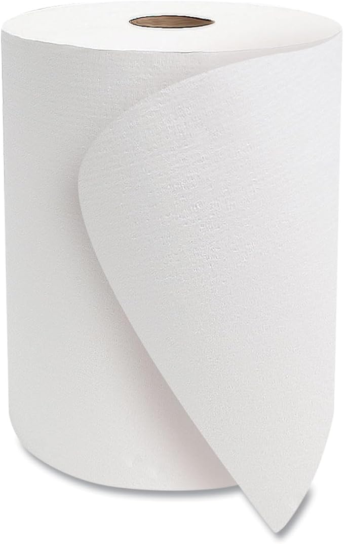 High Capacity Premium TAD Towel Tissue Roll, Home/Commercial Soft Paper Towels for Toilet and High-Traffic Areas, Fits Enmotion Touchless Automatic & Manual Dispenser, 10" x 700 ft Rolls, White