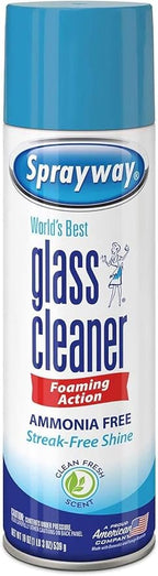Sprayway 443331 Ammonia Free Glass Cleaner, 19 Oz. (4-Pack) (Packaging May Vary) (4 Case)