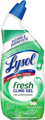Lysol Cling Gel Toilet Bowl Cleaner, Country Scent, 24 Ounce (Pack of 3)