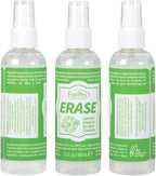 ForPro Professional Collection Erase Instant Glass & Screen Cleaner Kit, for TV Screens, Smartphones, Eyeglasses, Mirrors - Includes 3.3 Oz. Bottle and Microfiber Cleaning Cloth (Pack of 3)