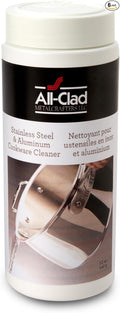 All-Clad Specialty Powder Stainless Steel Cleaner and Polish 12 Ounce Pots and Pans, Cookware White (Pack of 6)