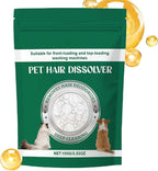 Pet Hair Dissolver, Fabric Care Cleaning Pods, Cat Fiber Removal Aid, Washing Machine Lint Reducer, with 30pcs Water Soluble Pods Pack, for Household Daily Clothes Care