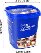 Powerful Stainless Steel Cookware Cleaning Paste 500g, Multi-purpose Household Kitchen Cleaner Tools, Washing Pot Bottom Scale Cream Detergent, Cookware Cleaner
