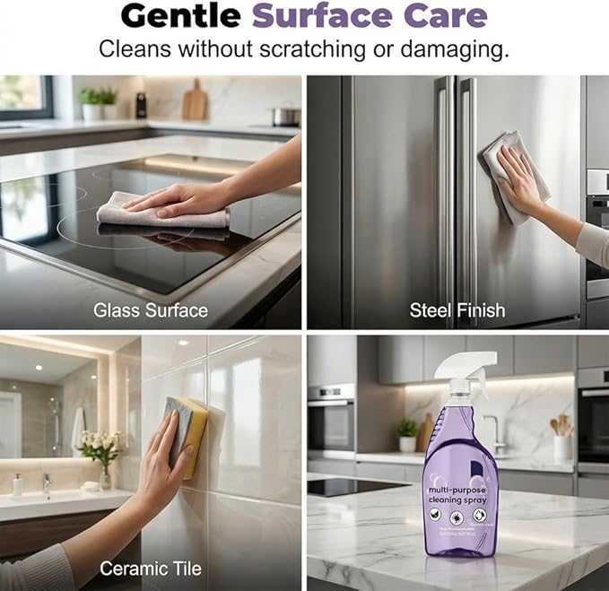 Fliwos Spray Oven Cleaner, 2026 Upgraded All-Purpose Spray Cleaner with Concentrated Cleaning Tablets, Multi-Surface Cleaning Spray for Oven, Grill, Kitchen, Bathroom and Home (1 Bottle+30 Pcs)