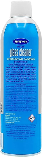 Sprayway Glass Cleaner with Foaming Spray for a Streak-Free Shine for Home and Automotive Use,19 oz.,(Pack of 12)
